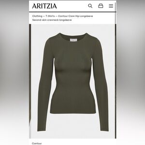 Aritzia Contour Longsleeve